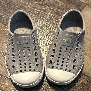 Native Kids Light Gray Water Shoes